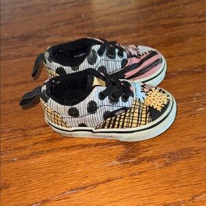 Vans Kids Shoes - Black and Pink nightmare before Christmas edition size 4.0T